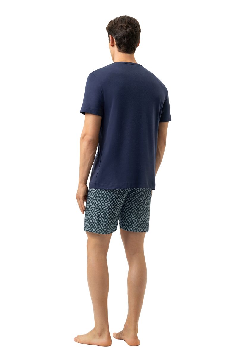 Kurzarm-Pyjama-Set mit Muster