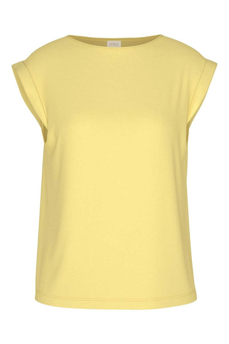 Weiches Kurzarm-Schlafshirt mit Umschlagbündchen