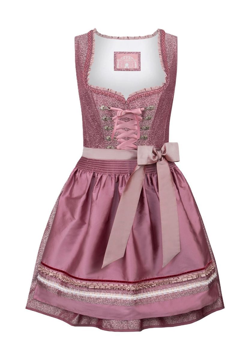 Elegantes tailliertes Dirndl mit Schleifendetail