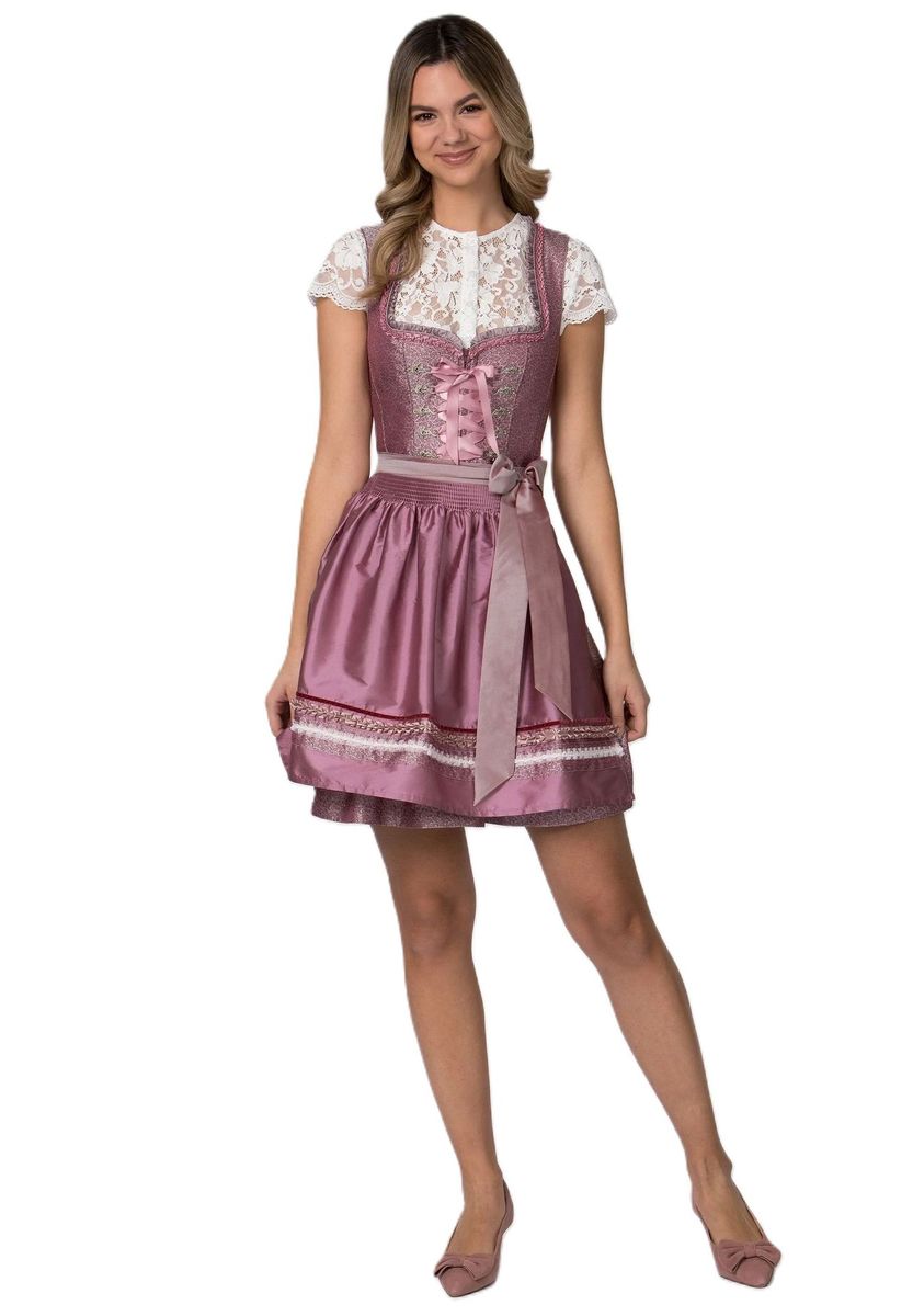 Elegantes tailliertes Dirndl mit Schleifendetail