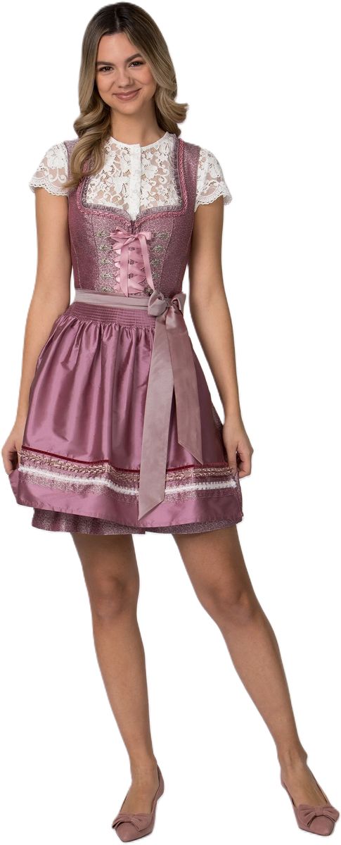 Elegantes tailliertes Dirndl mit Schleifendetail