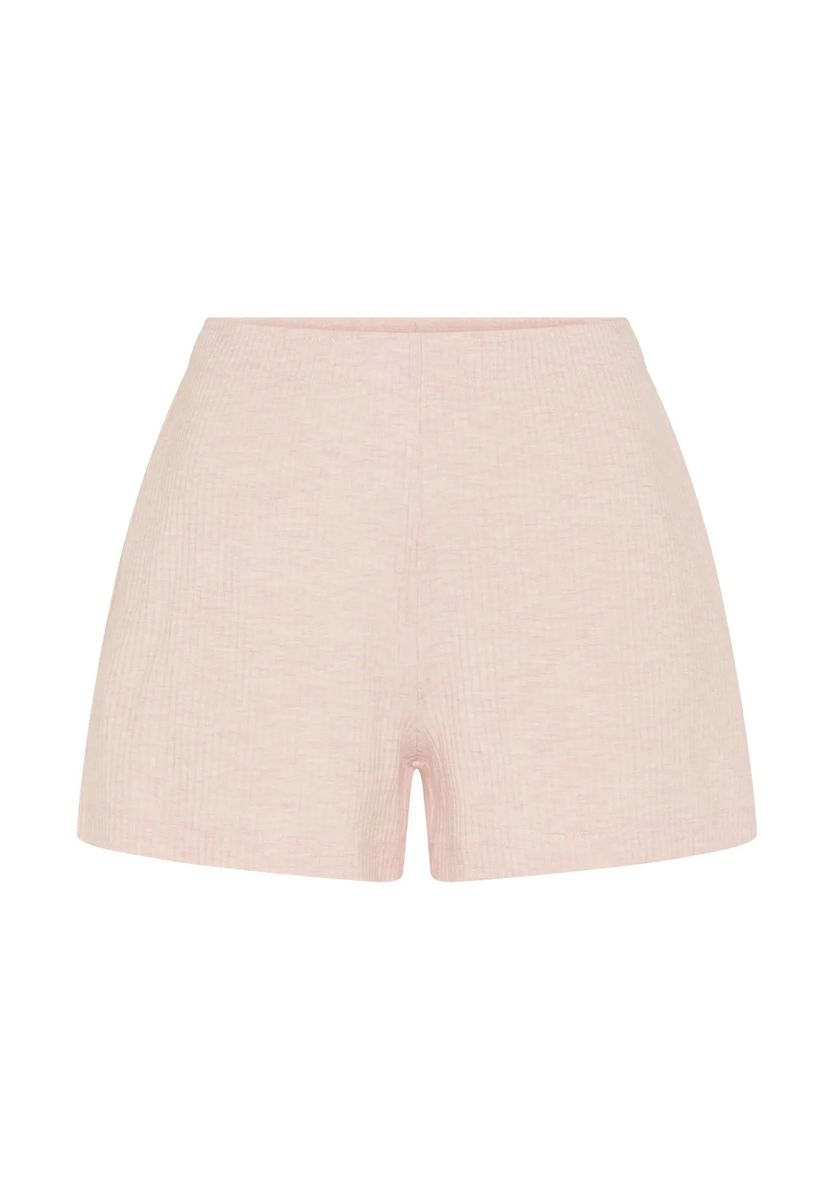 Weiche gerippte Modal Lounge-Shorts