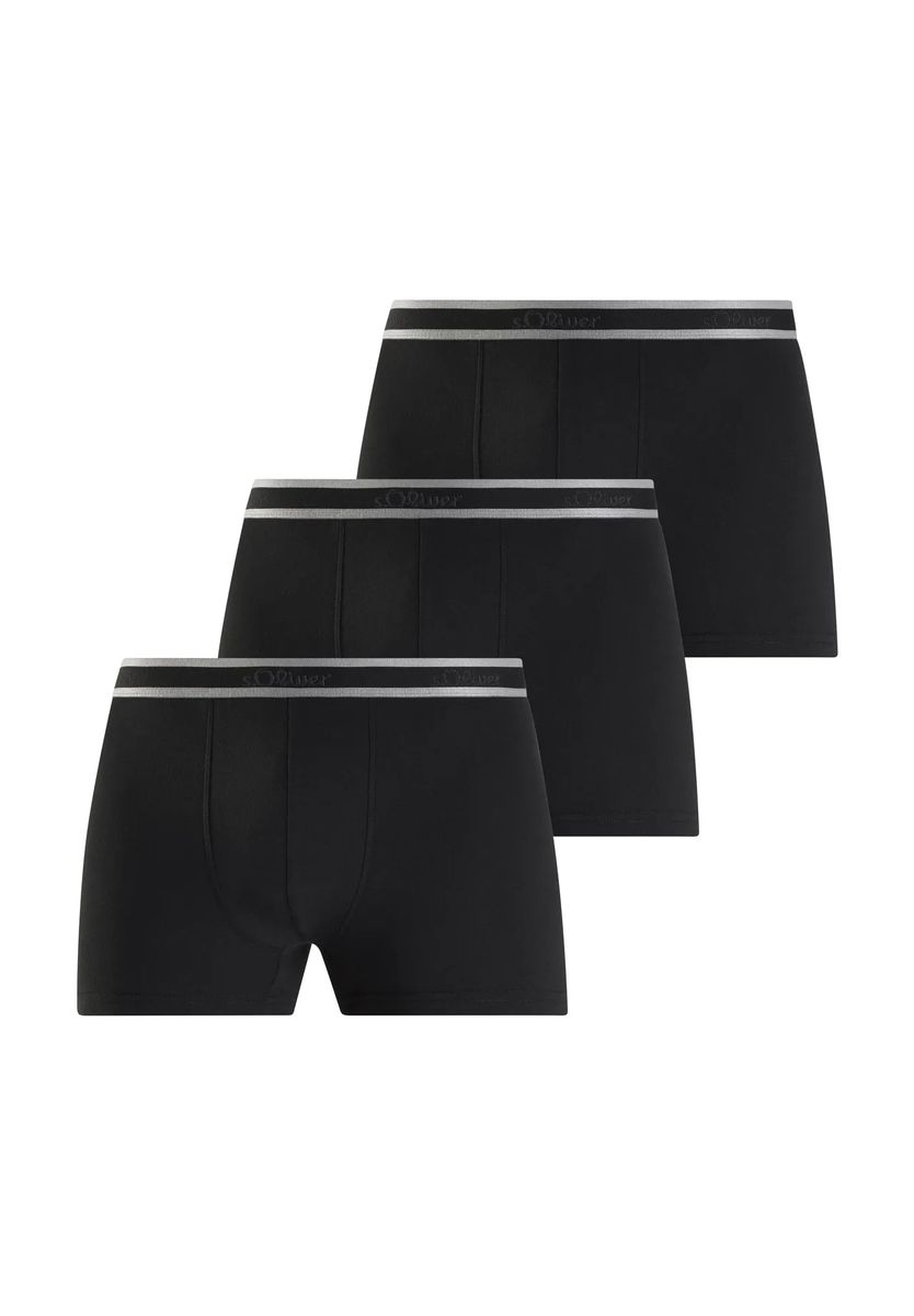 Elastische Mikrofaser-Boxershorts mit Komfortbund