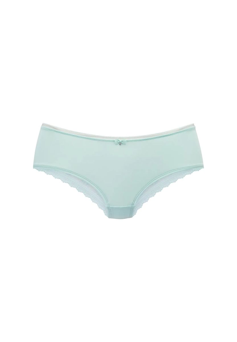 Elegante Hipster-Panty mit Spitzenkante