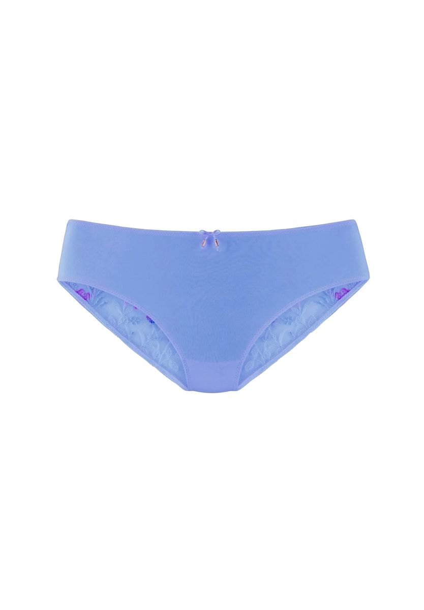 Bestickte Mesh-Hipster mit Blütenmuster