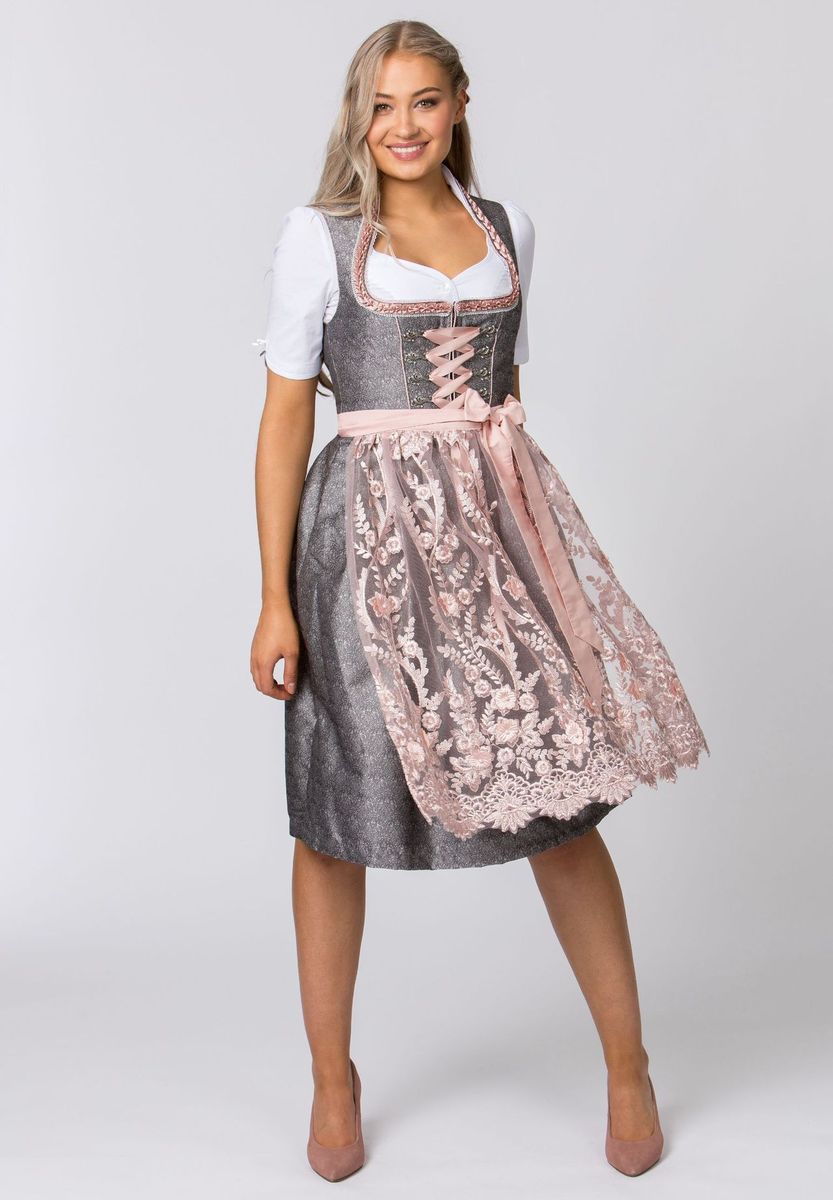 Elegantes Deutsch Dirndl-Kleid mit Spitze