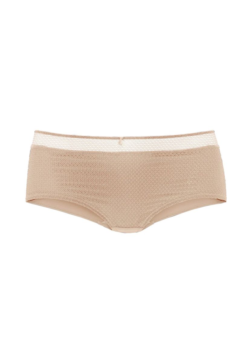 Hüftslip mit strukturiertem Mesh-Bund