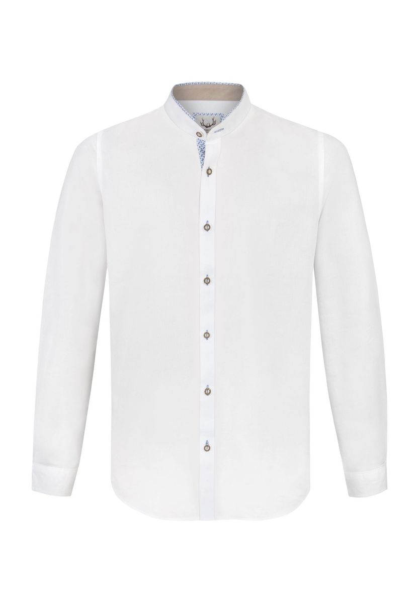 Klassisches Hemd mit Stehkragen Comfort Fit