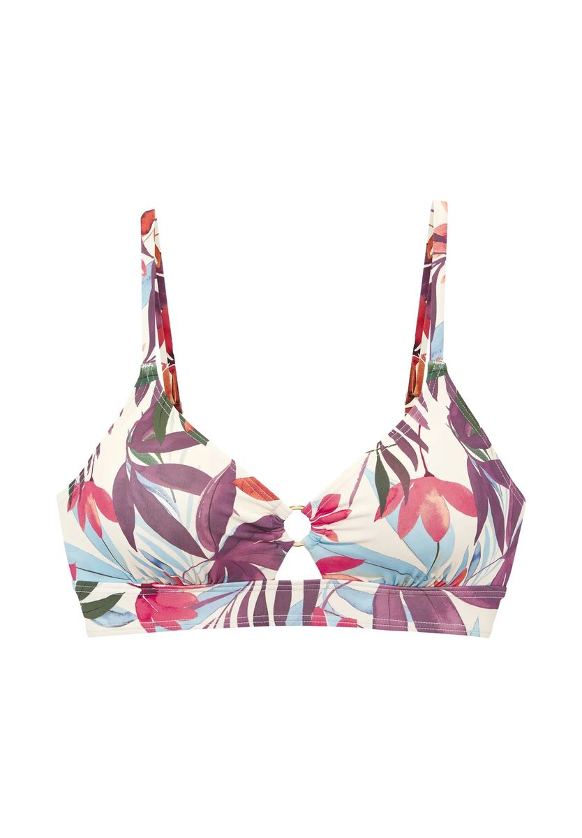 Bralette mit tropischem Blumenprint