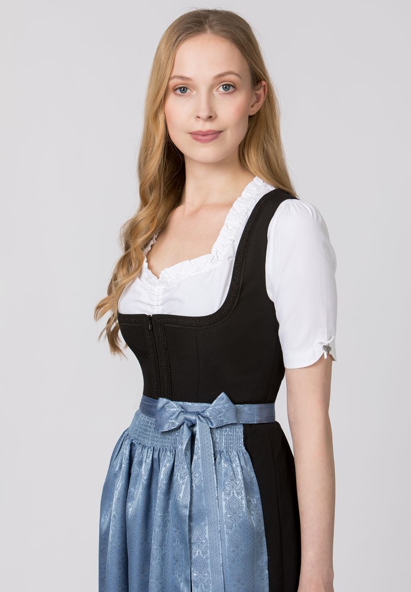 Elegante Jacquard Dirndlschürze