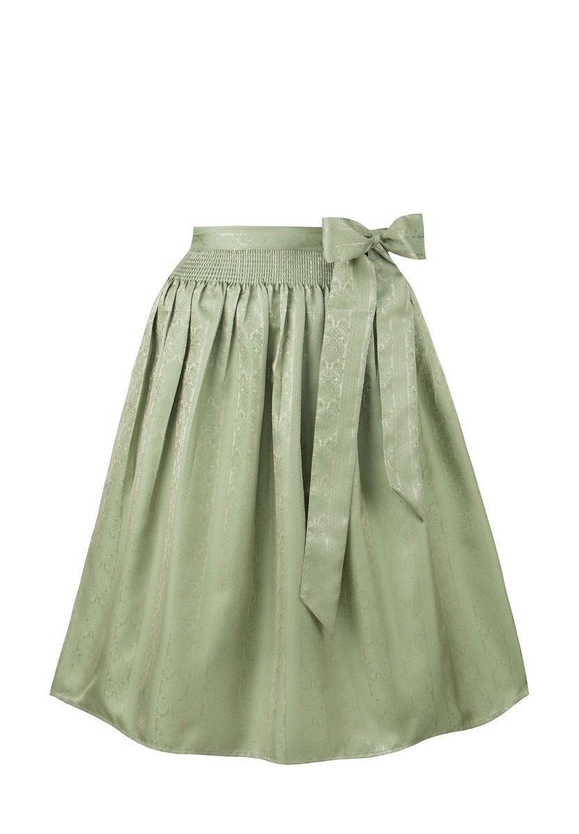 Traditioneller grüner Dirndlrock mit Schleife
