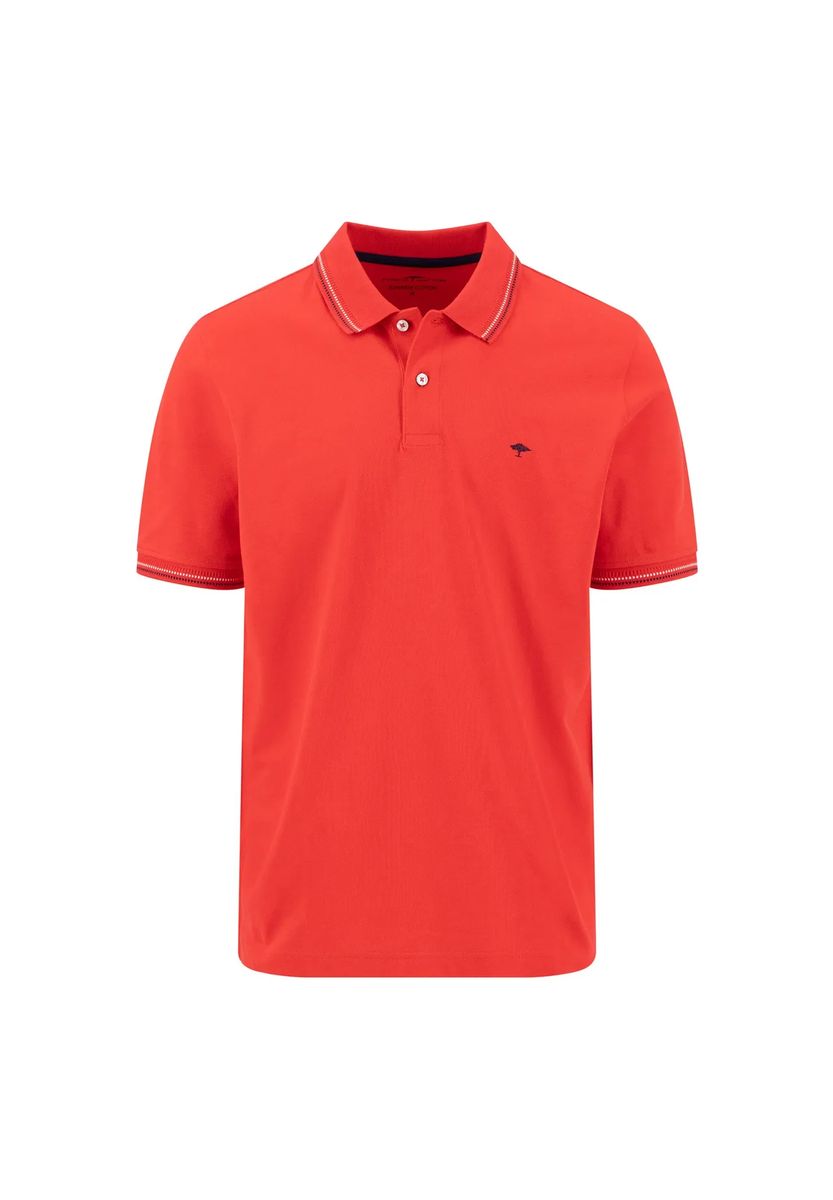Kurzarm-Poloshirt mit Kontraststreifen