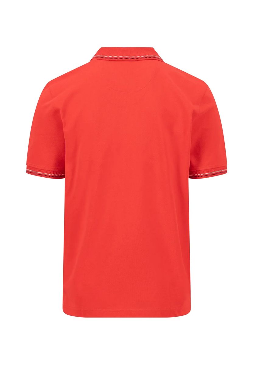 Kurzarm-Poloshirt mit Kontraststreifen