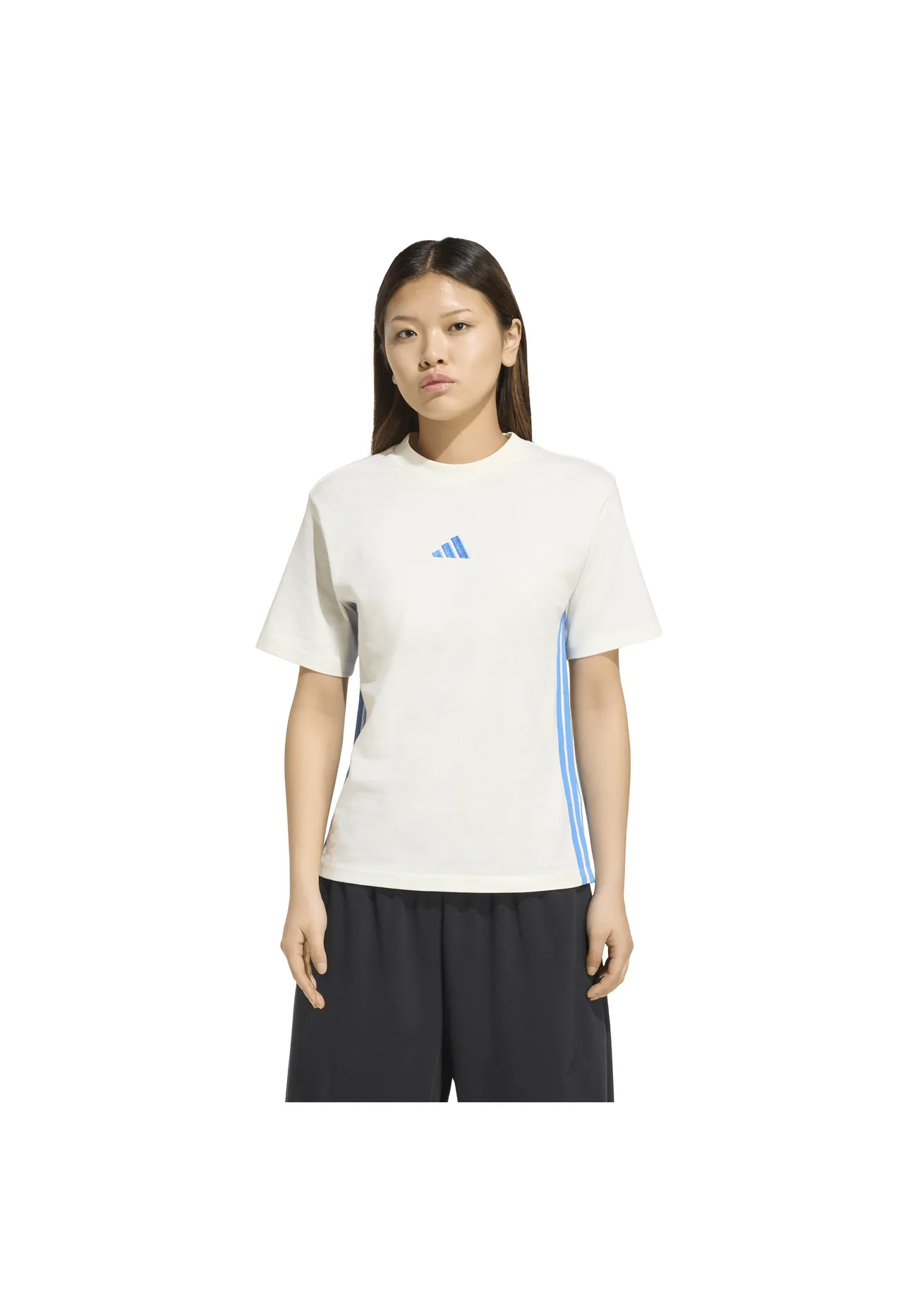Sportliches T-Shirt mit Rundhalsausschnitt