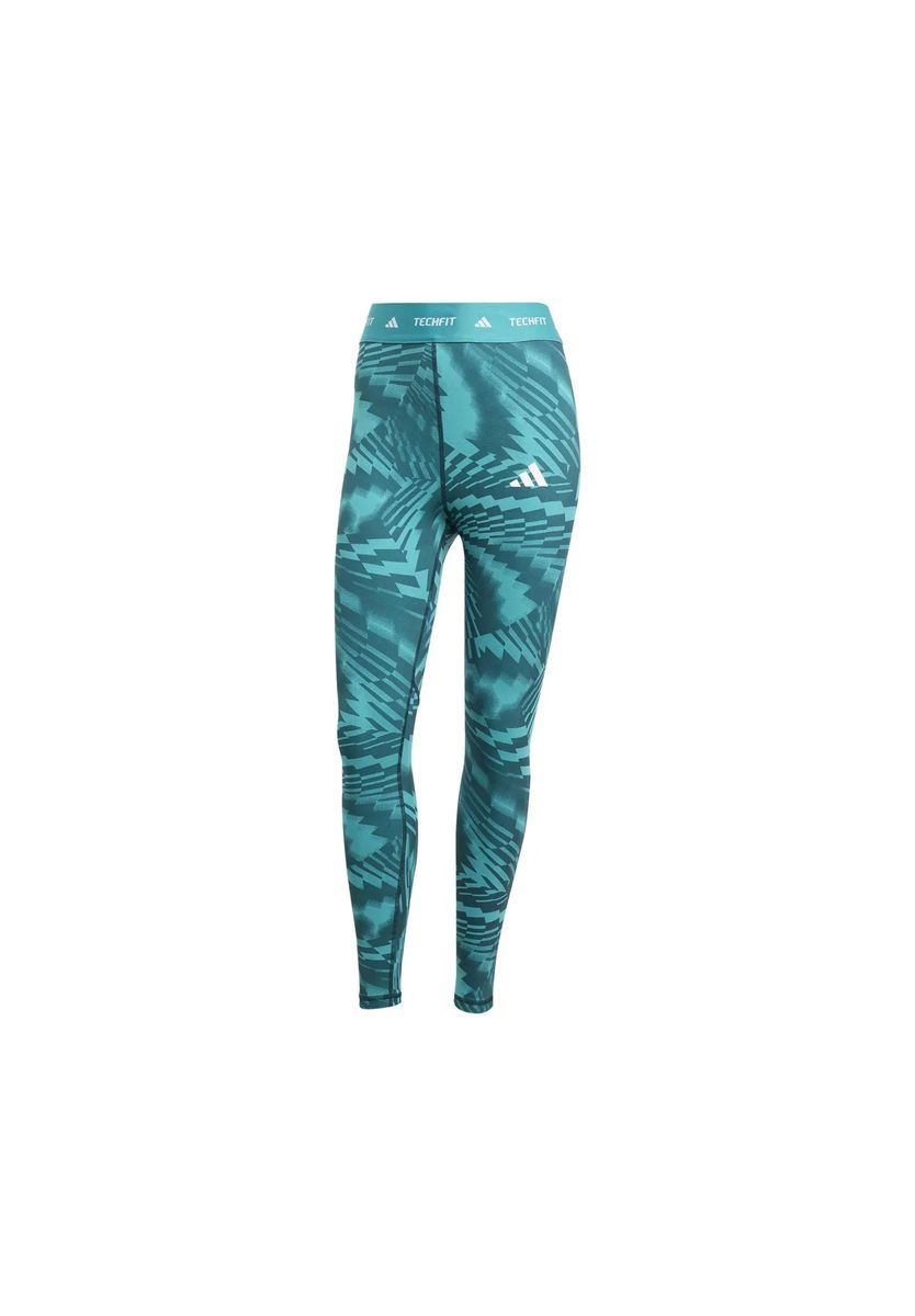 Gemusterte Techfit High-Performance Leggings