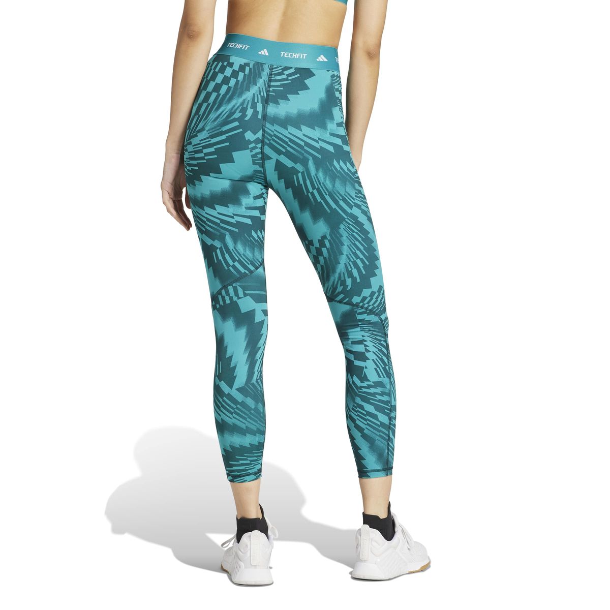 Gemusterte Techfit High-Performance Leggings