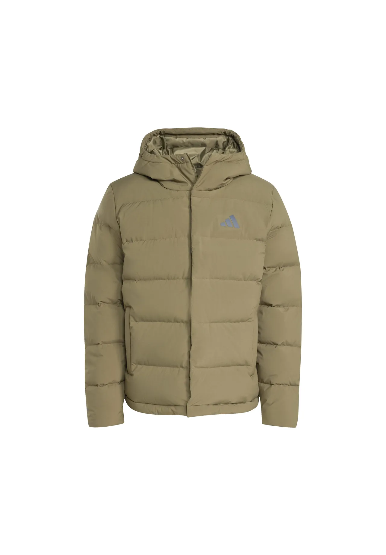 Wärmeisolierende Daunenjacke mit Kapuze