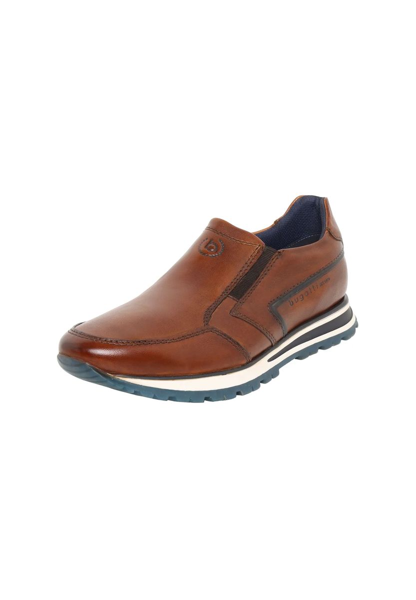 Sportlicher Leder-Sneaker zum Schlüpfen