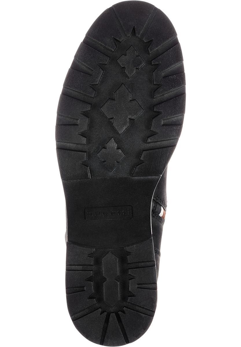 Robuste Leder-Schnürstiefeletten
