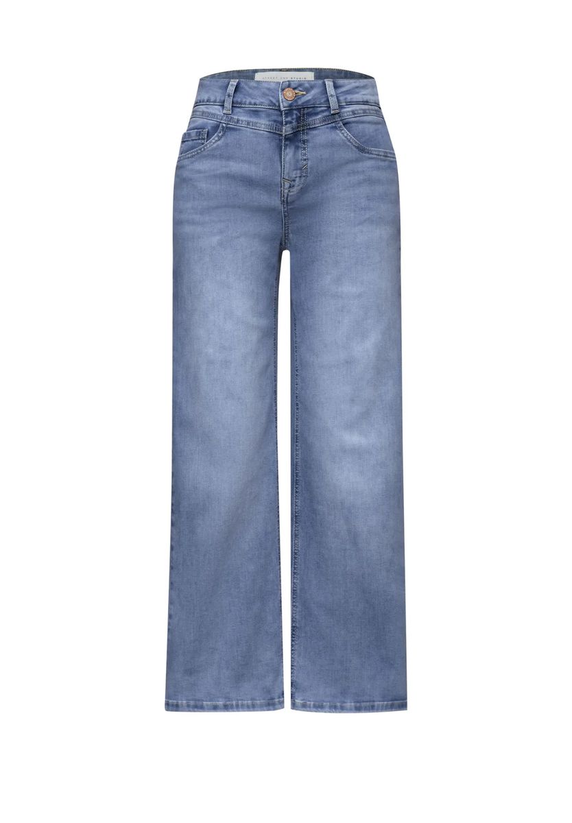 High-Waist Wide-Leg Jeans