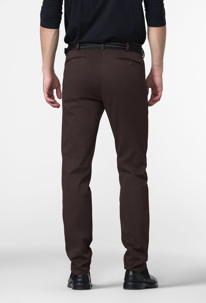 Moderne Slim Fit Print-Chino