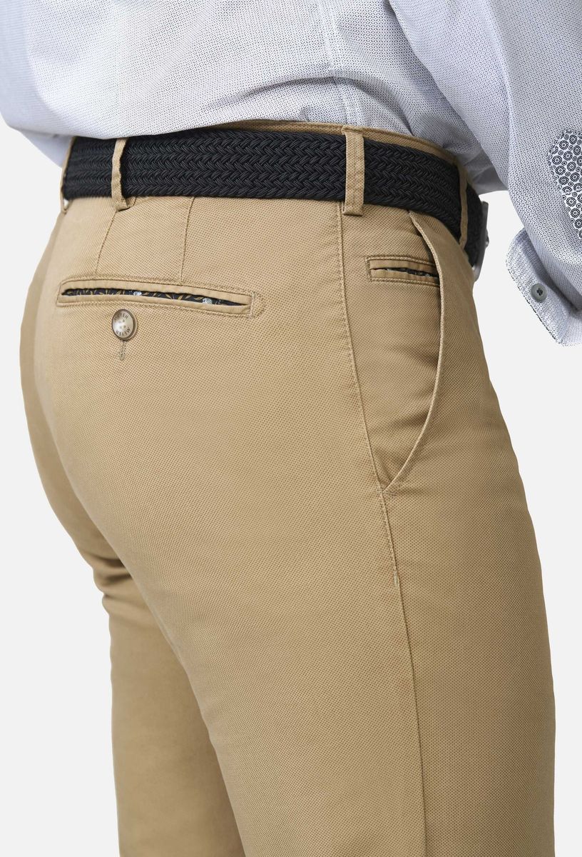 Modern Fit Chino mit Mikromuster