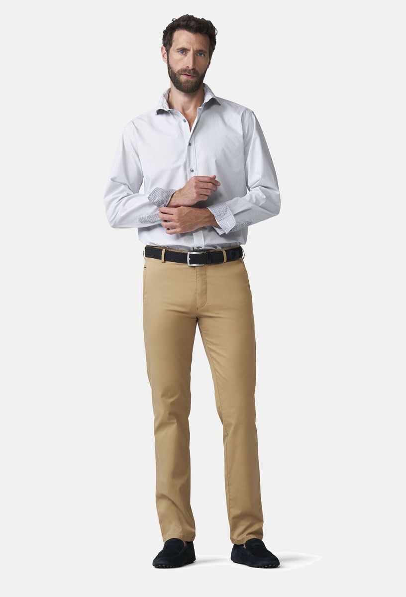 Modern Fit Chino mit Mikromuster