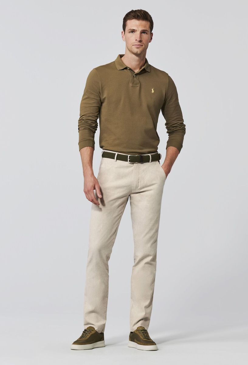 Leichte Leinen-Baumwolle-Chinos