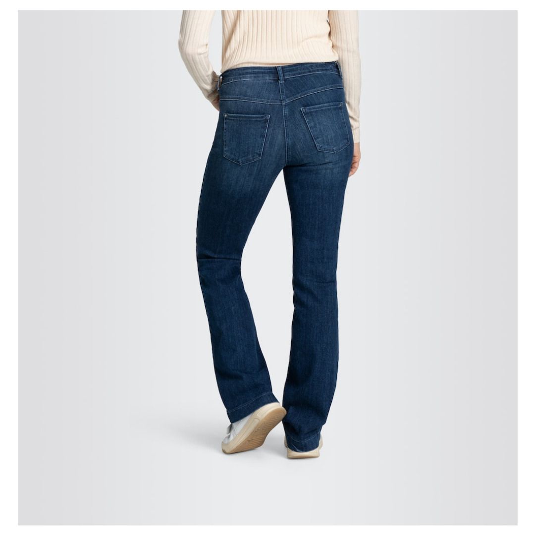Bootcut-Jeans mit Shaping-Effekt