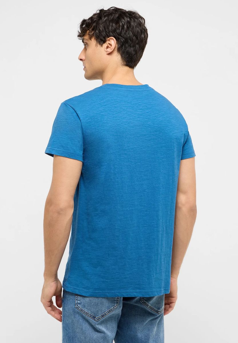 Klassisches Rundhalsshirt mit Brusttasche