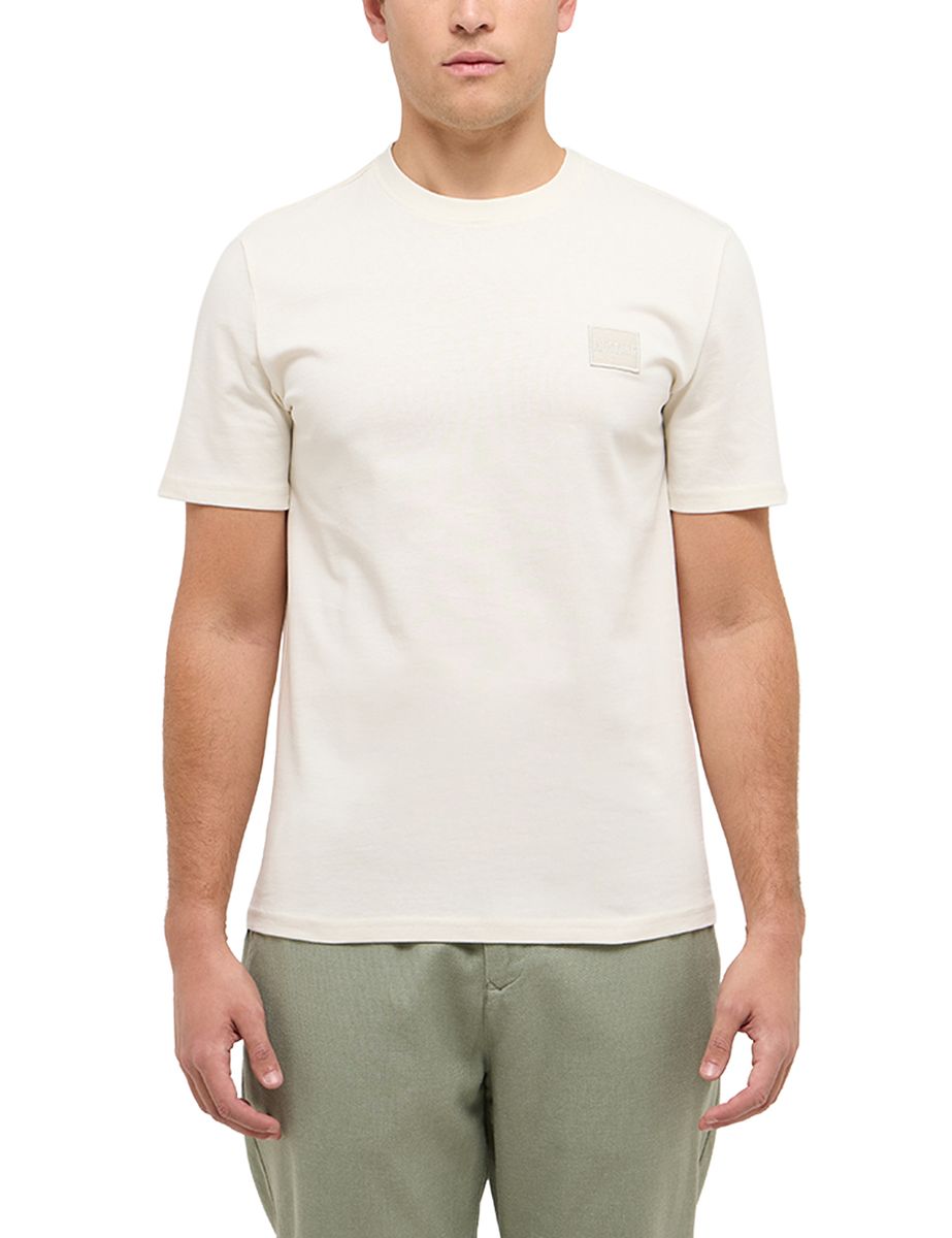 Minimalistisches Rundhalsshirt mit geradem Schnitt