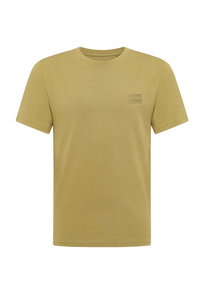 Minimalistisches Baumwoll-T-Shirt mit Patch