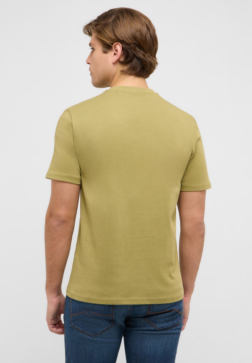 Minimalistisches Baumwoll-T-Shirt mit Patch