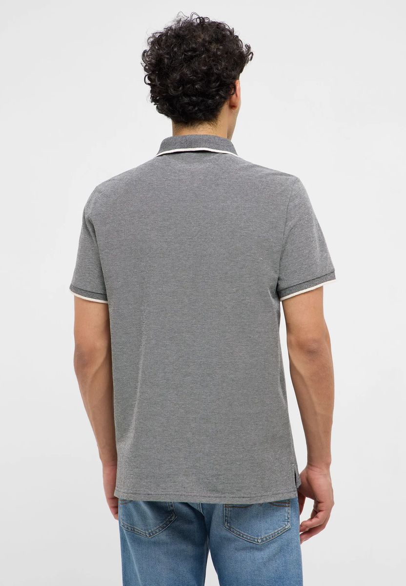 Klassisches Poloshirt mit Kontraststreifen