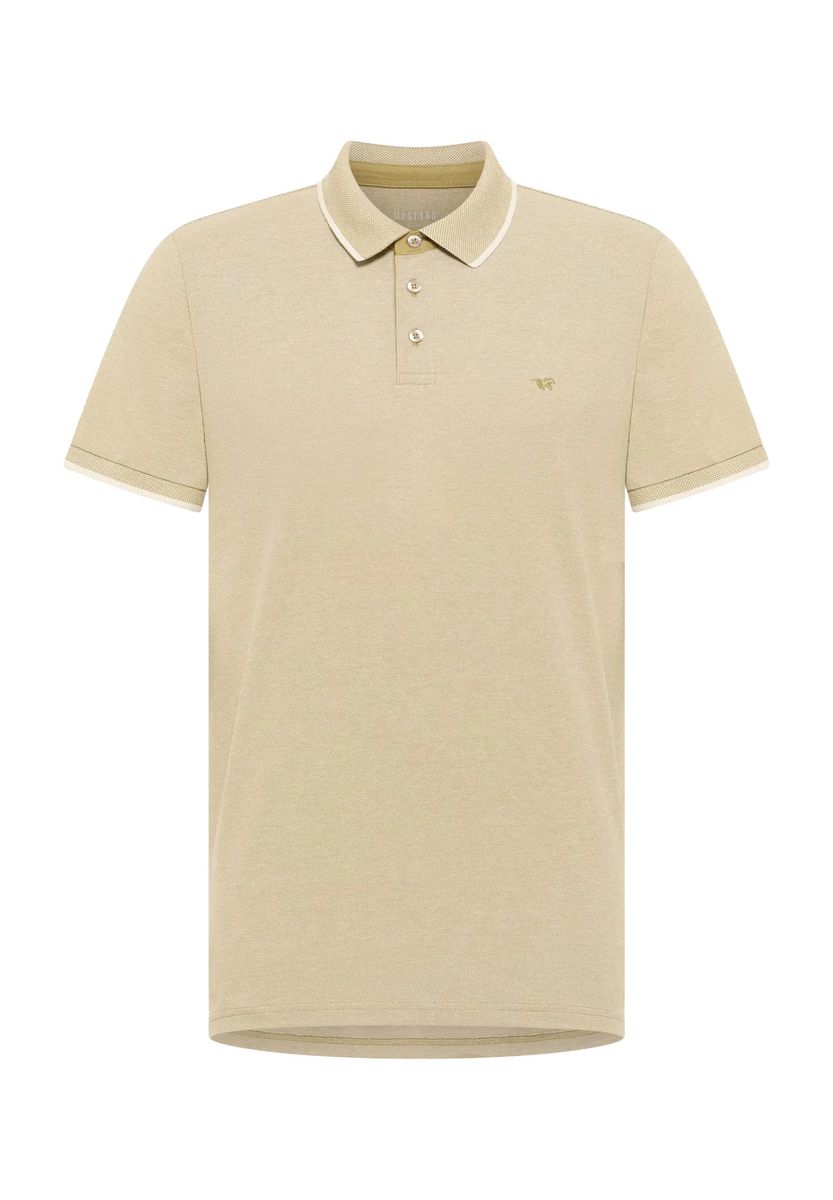 Klassisches Piqué-Poloshirt mit Kontraststreifen