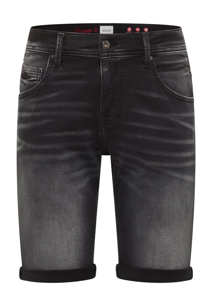 Schmale Jeans-Bermudas