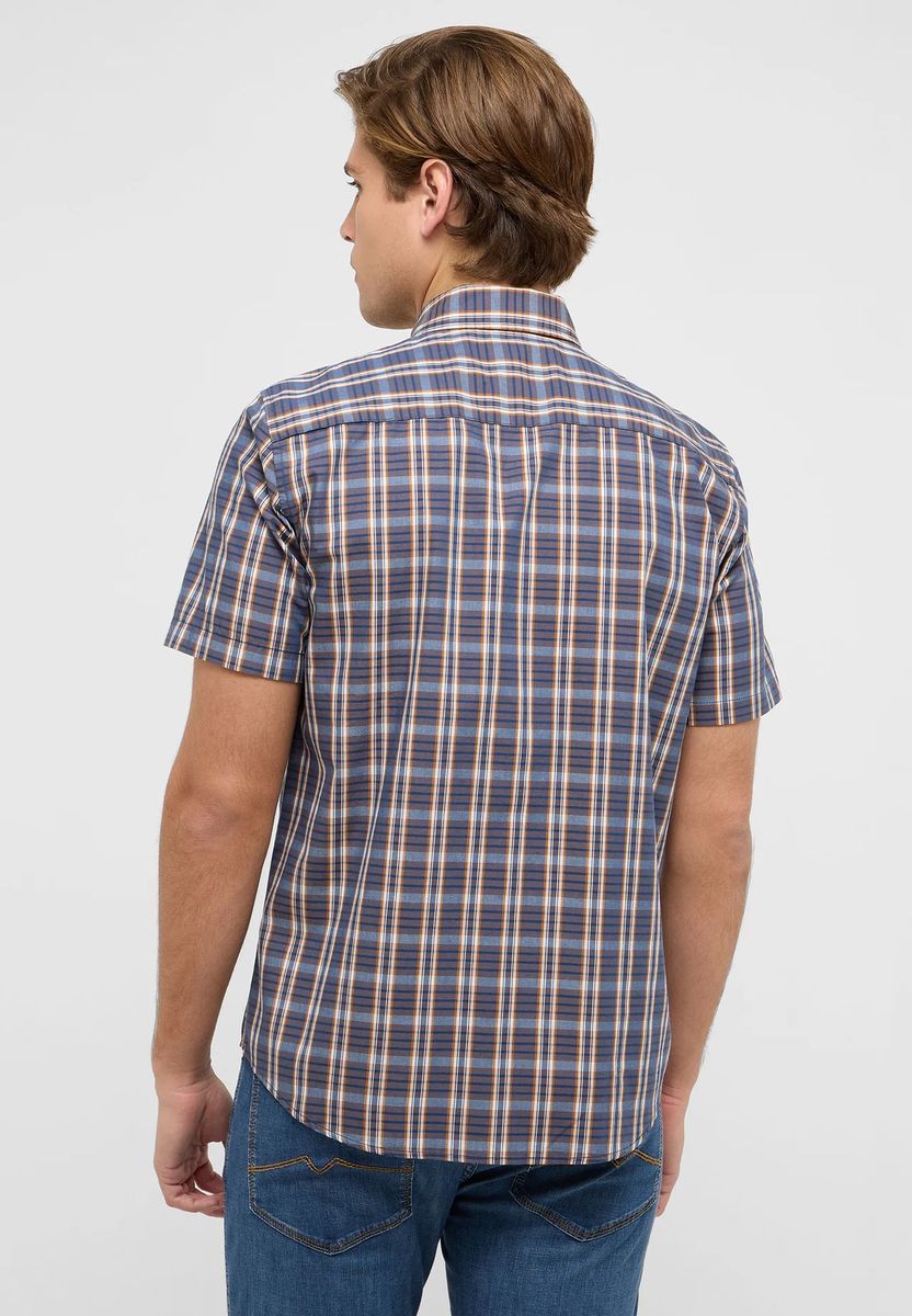 Kariertes Slim-Fit Button-Down Hemd