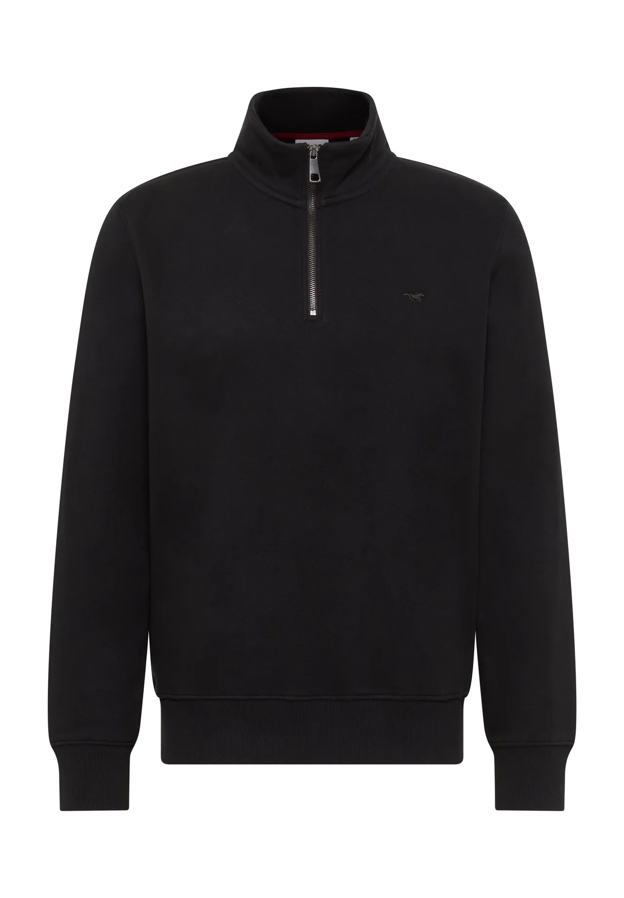 Half-Zip Sweatshirt mit Logo-Stickerei