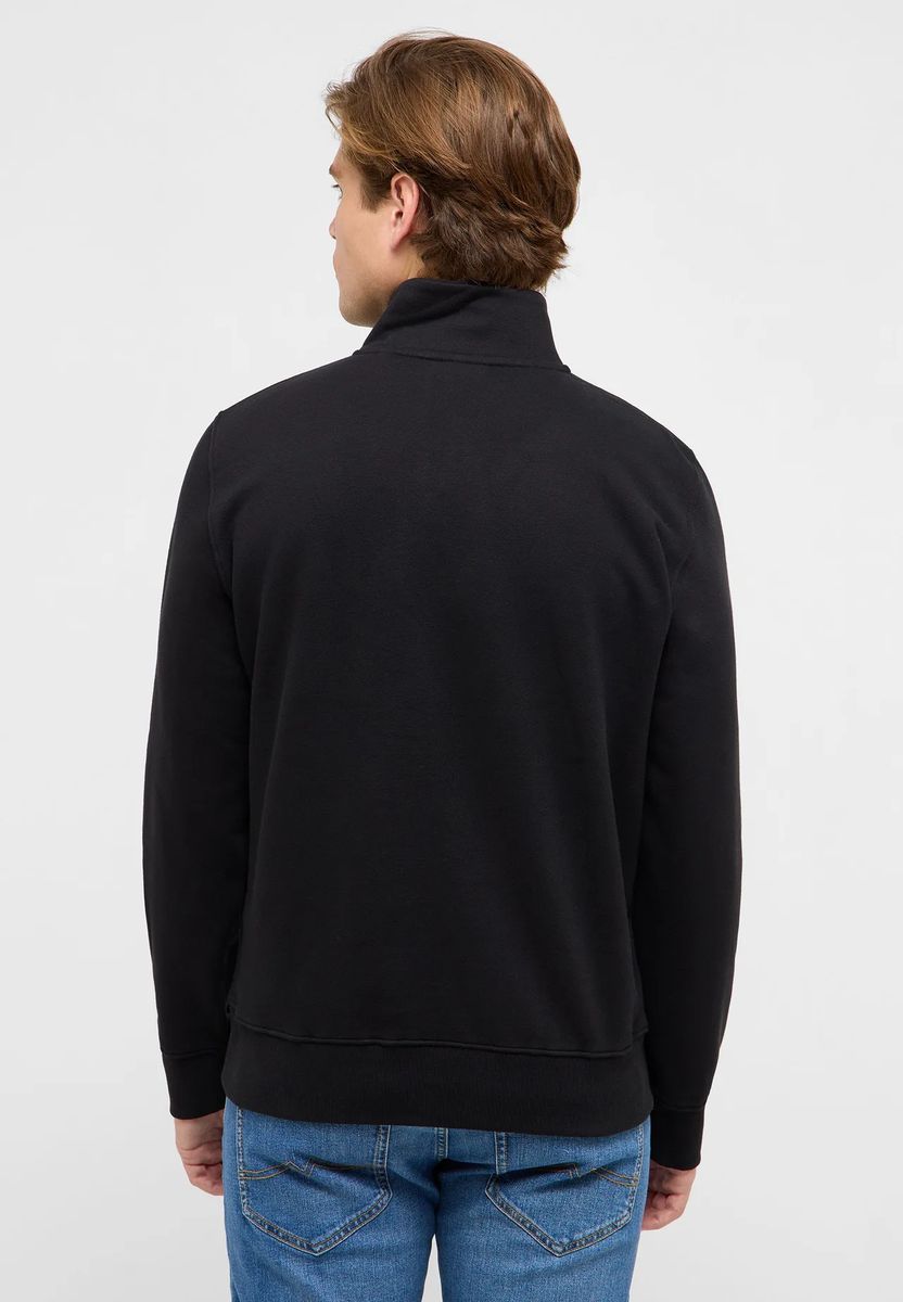 Half-Zip Sweatshirt mit Logo-Stickerei