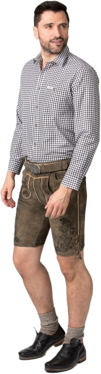 Klassisches Trachtenhemd mit Karomuster