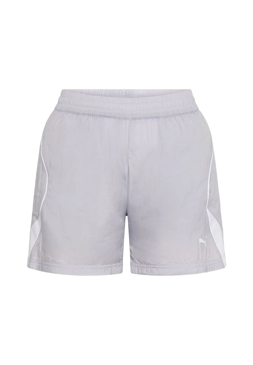 Leichte Trainingsshorts mit Kontrast-Paspeln