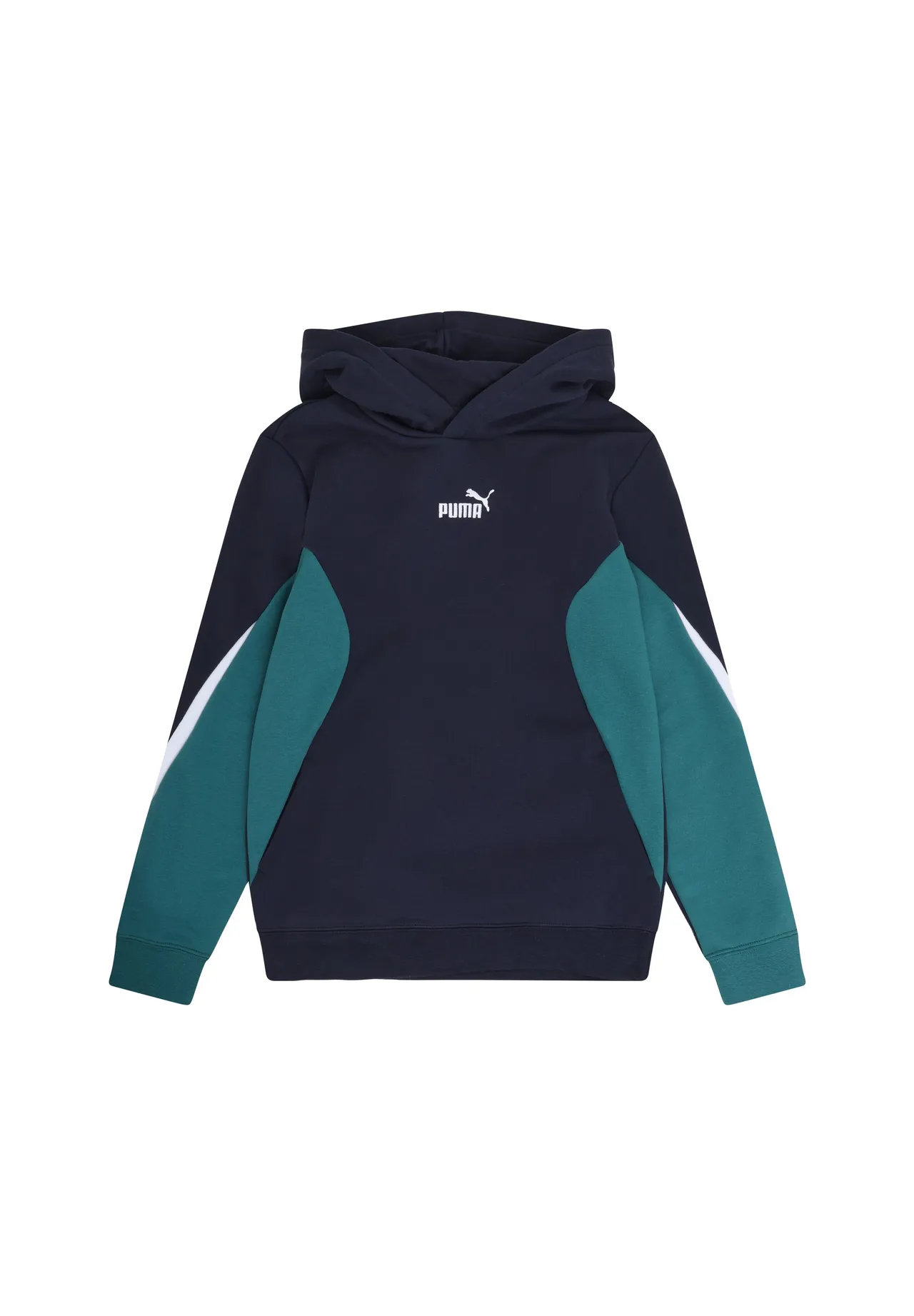 Sportlicher Kapuzenpullover mit Kontrasteinsätzen