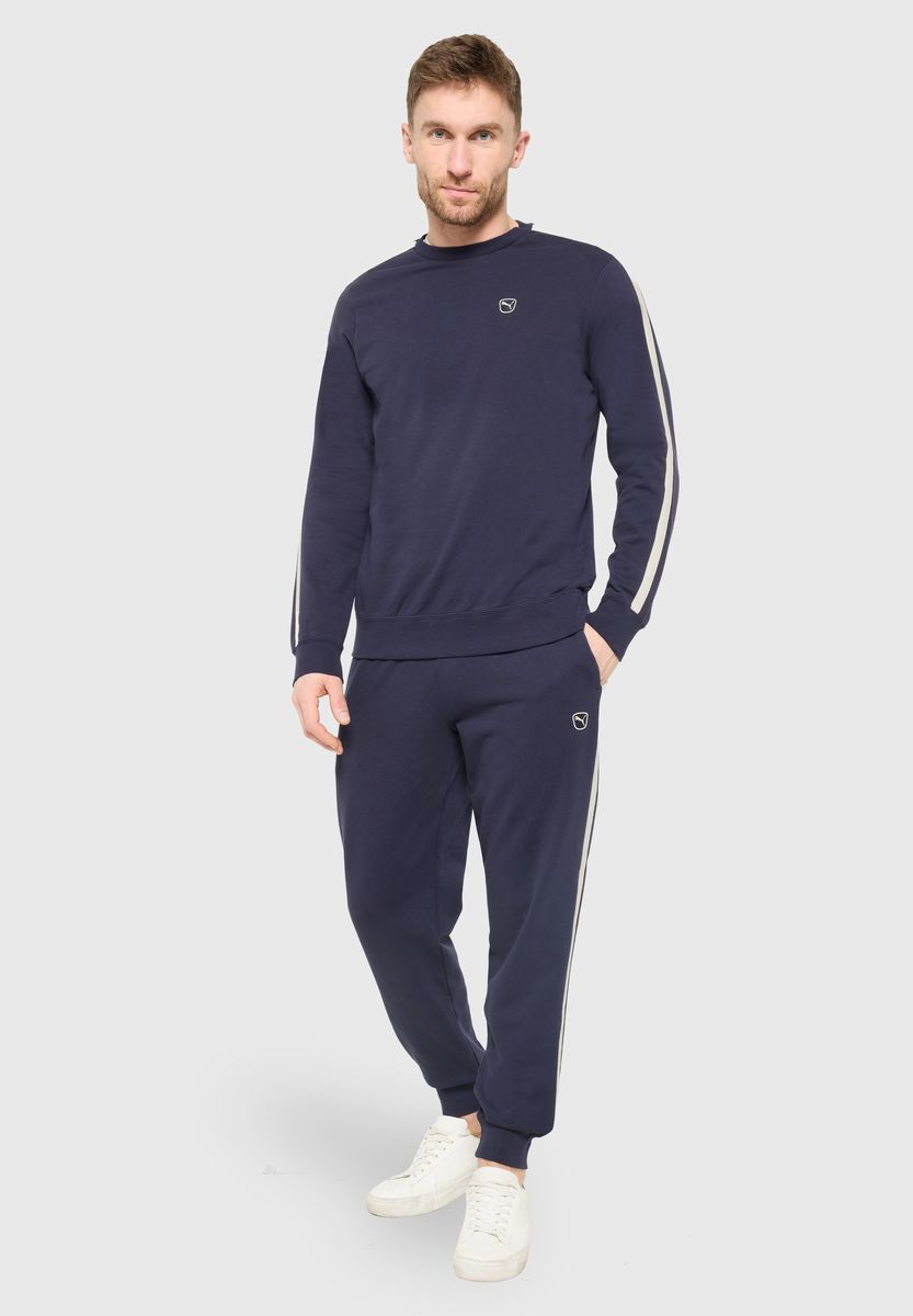 Elegante Jogginghose mit Kontrastpaspel