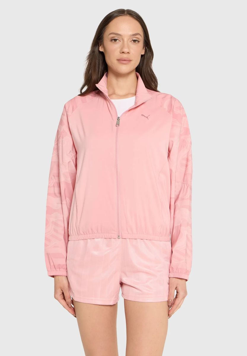 Trainingsjacke mit tonalem Muster
