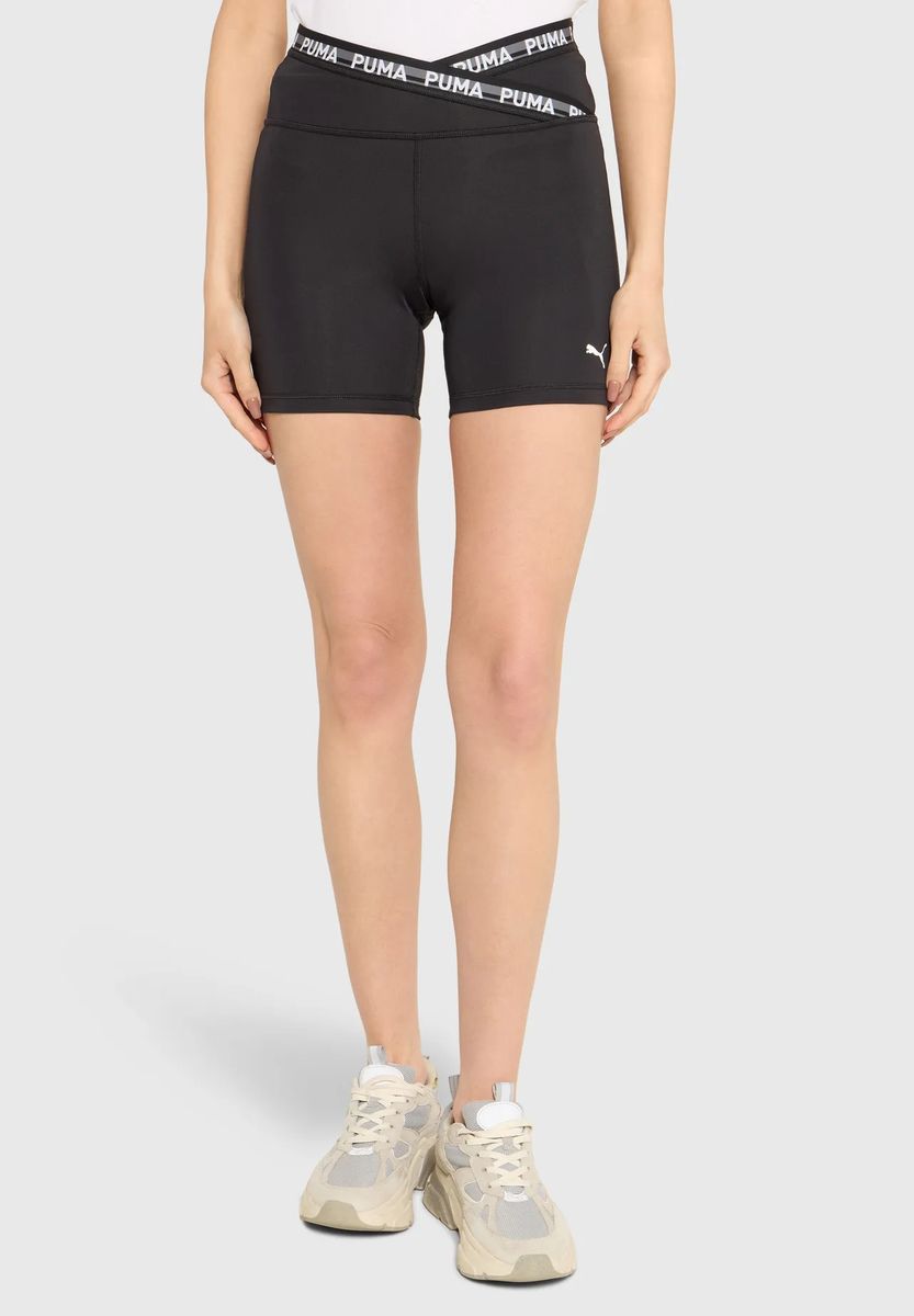 Sport-Shorts mit gekreuztem Bund