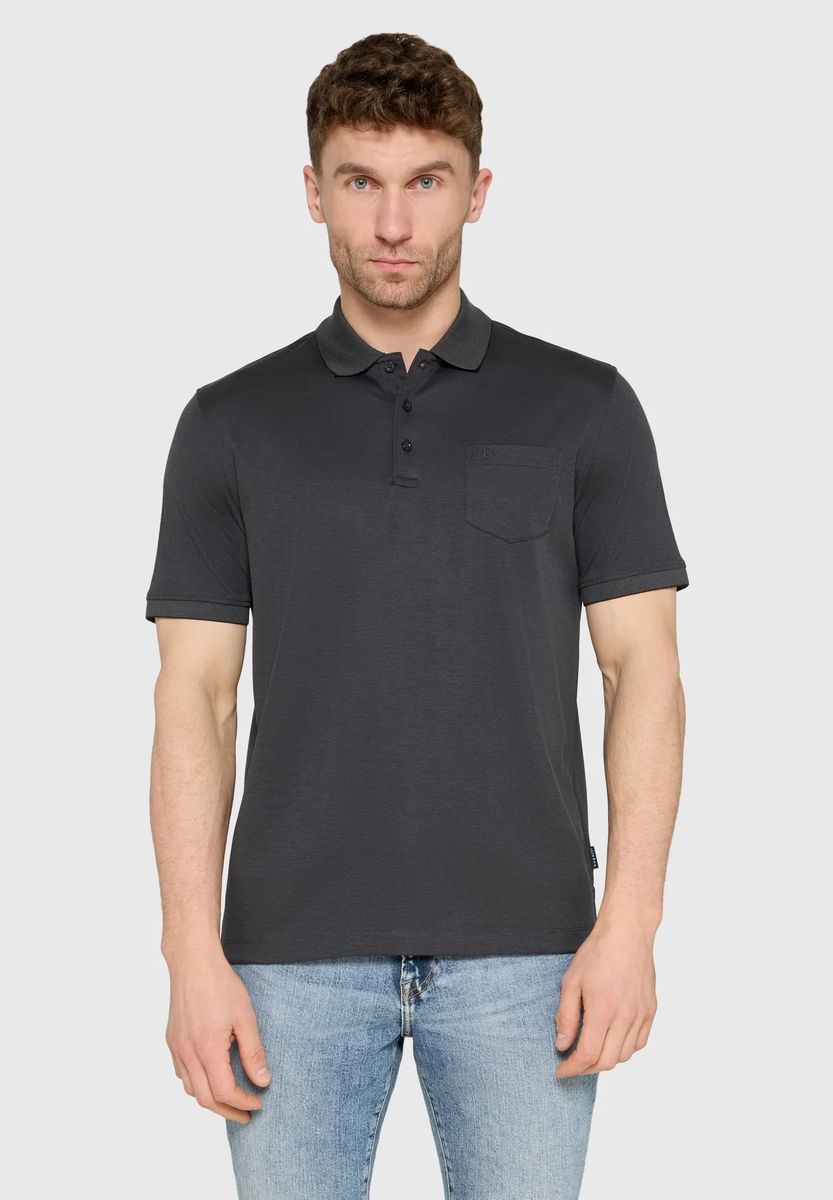 Kurzarm-Poloshirt mit Brusttasche