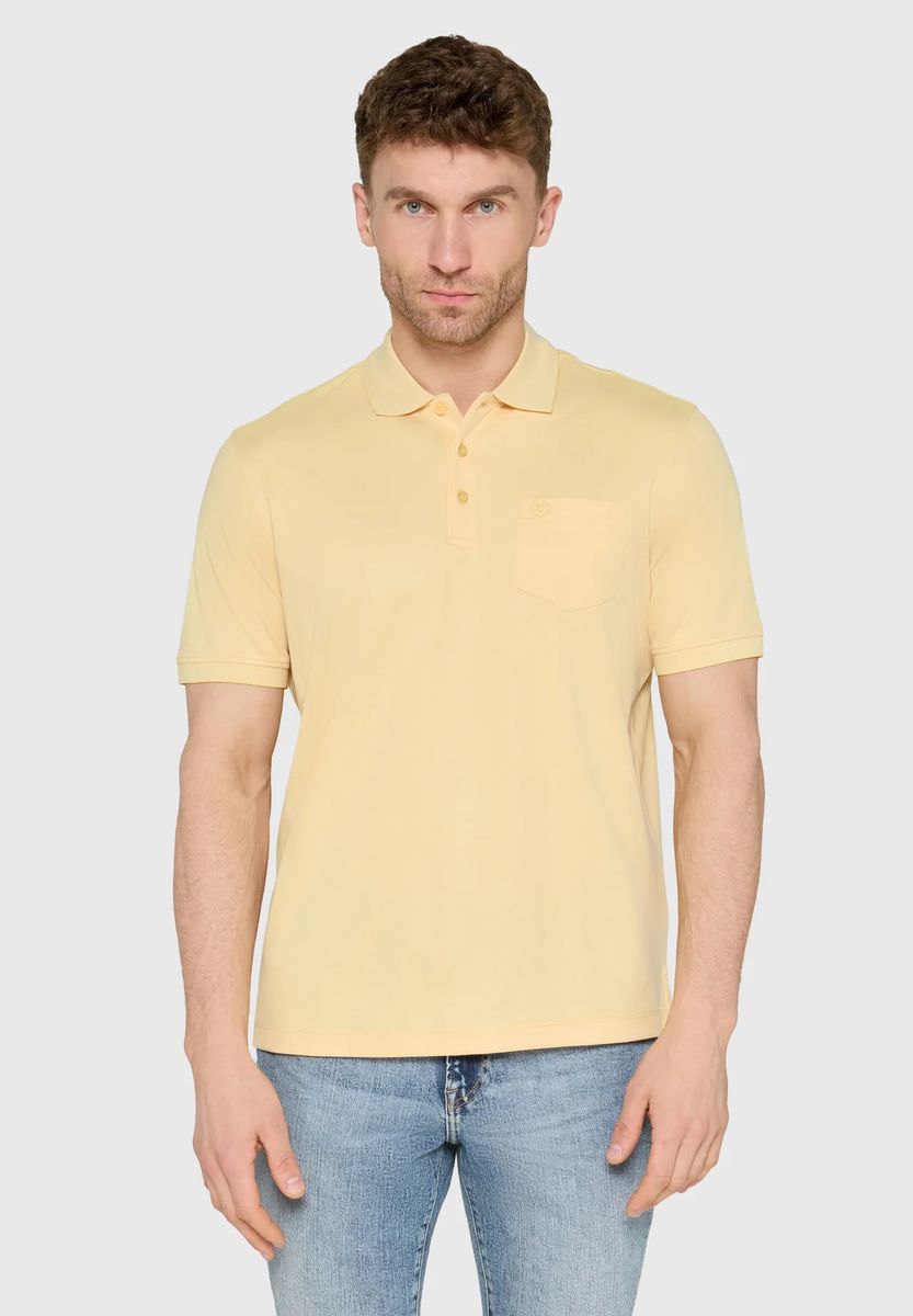 Kurzarm-Poloshirt mit Brusttasche