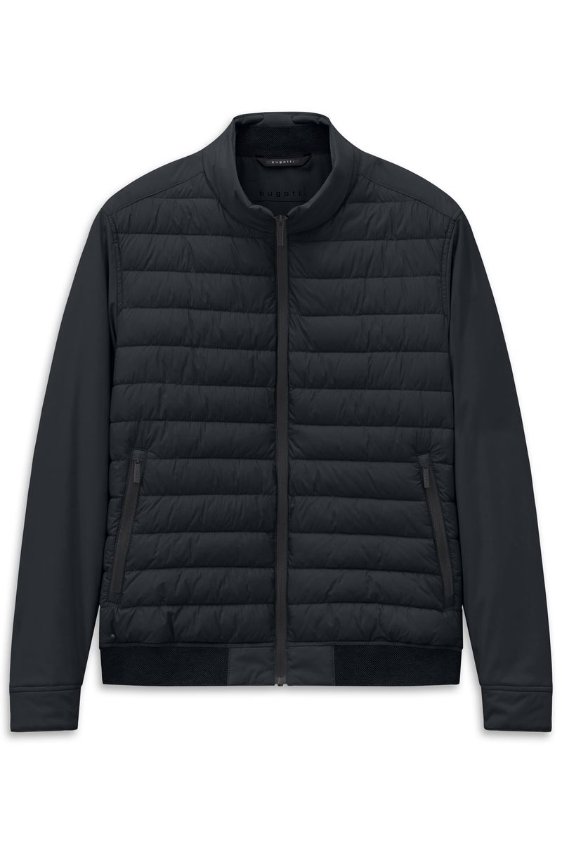 Hybride Steppjacke mit Stehkragen