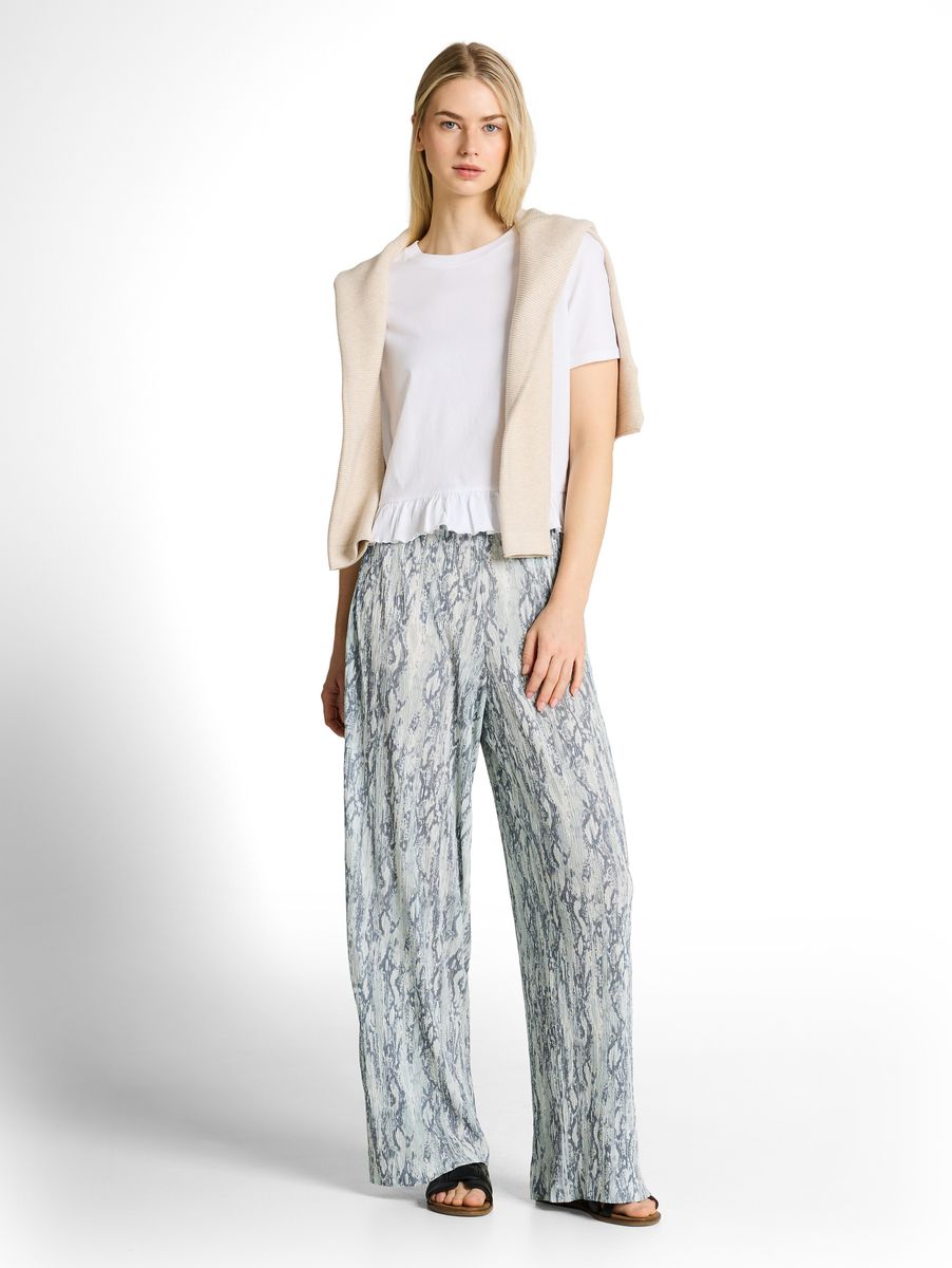 Weite Hose in Knitter-Optik