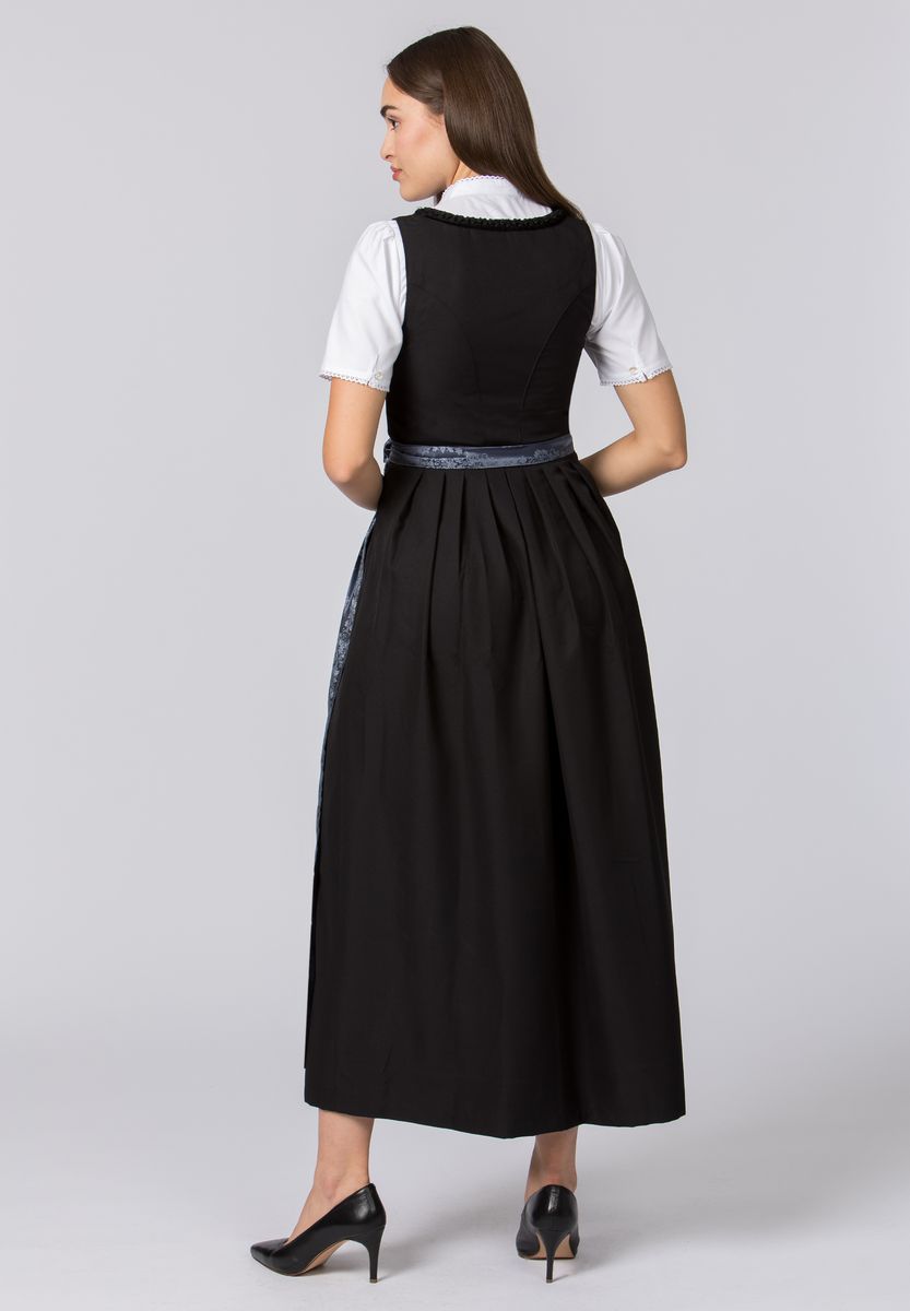 Eleganter Dirndlrock aus floralem Jacquard